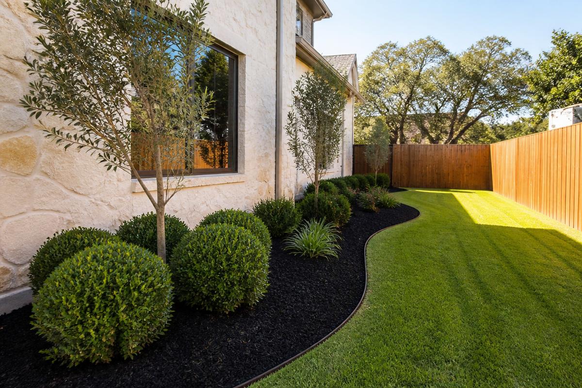 Backyard Cleanup & Mulch